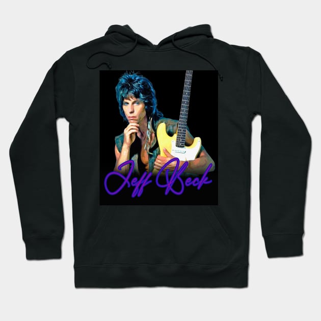 Jeff Beck Hoodie by Designs That Rock